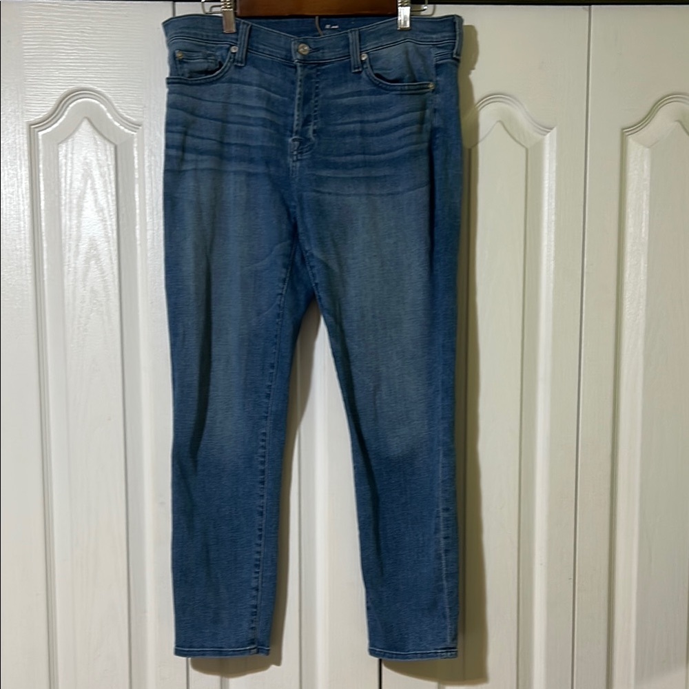 7 for all man kind button front jeans